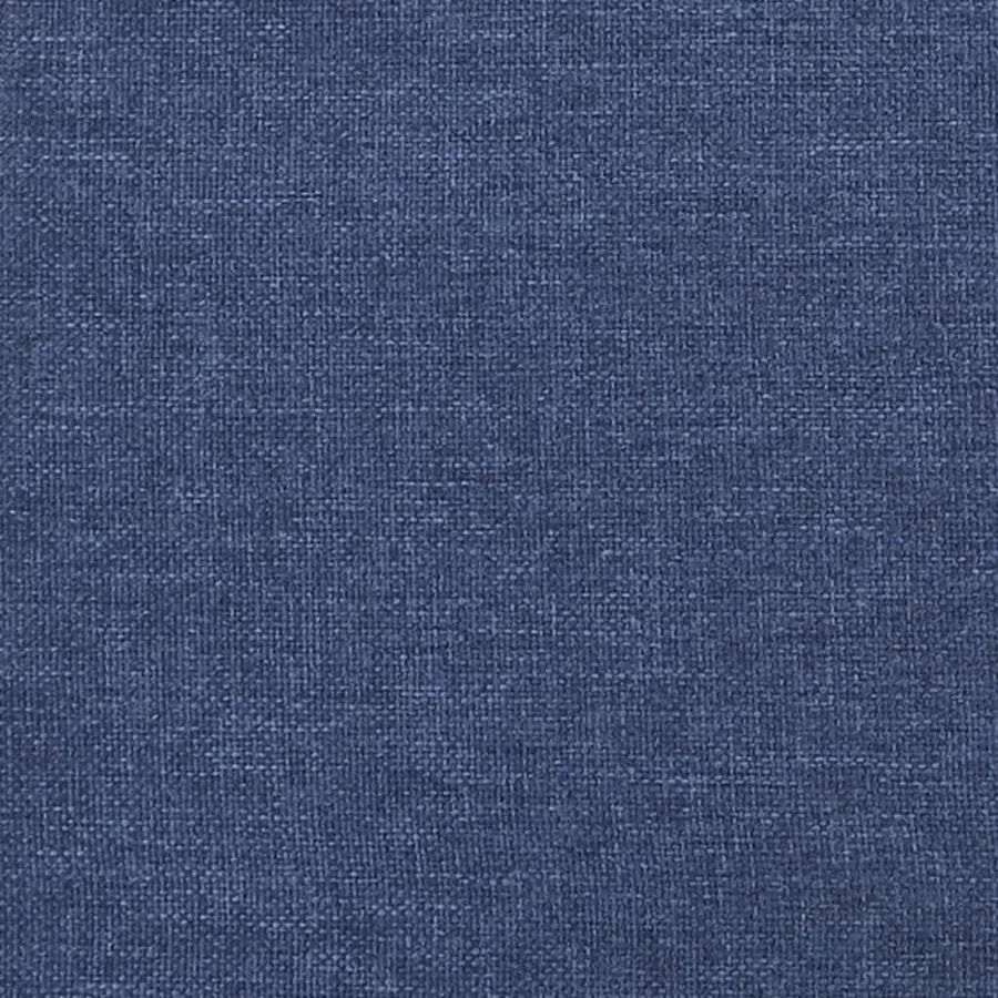 Cadre de lit sans matelas bleu 120x190 cm tissu - 8
