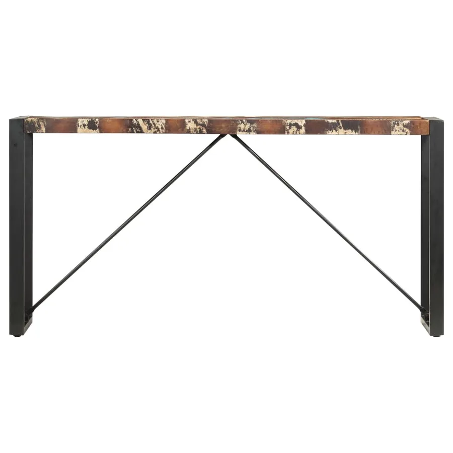 Table console 150x35x76 cm Bois de récupération massif - 2