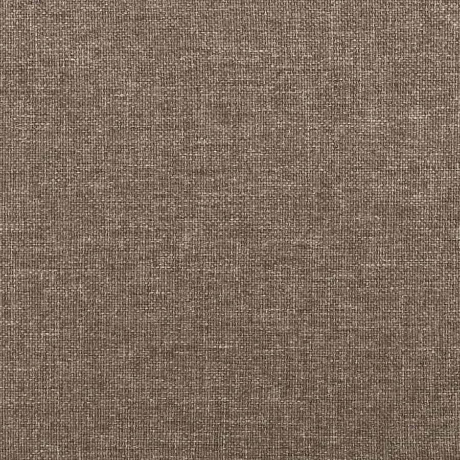 Cadre de lit sans matelas taupe 120x190 cm tissu - 8