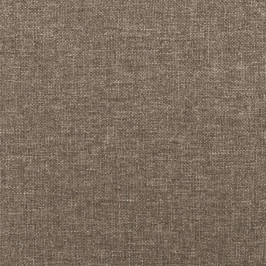 Cadre de lit sans matelas taupe 120x190 cm tissu - 10