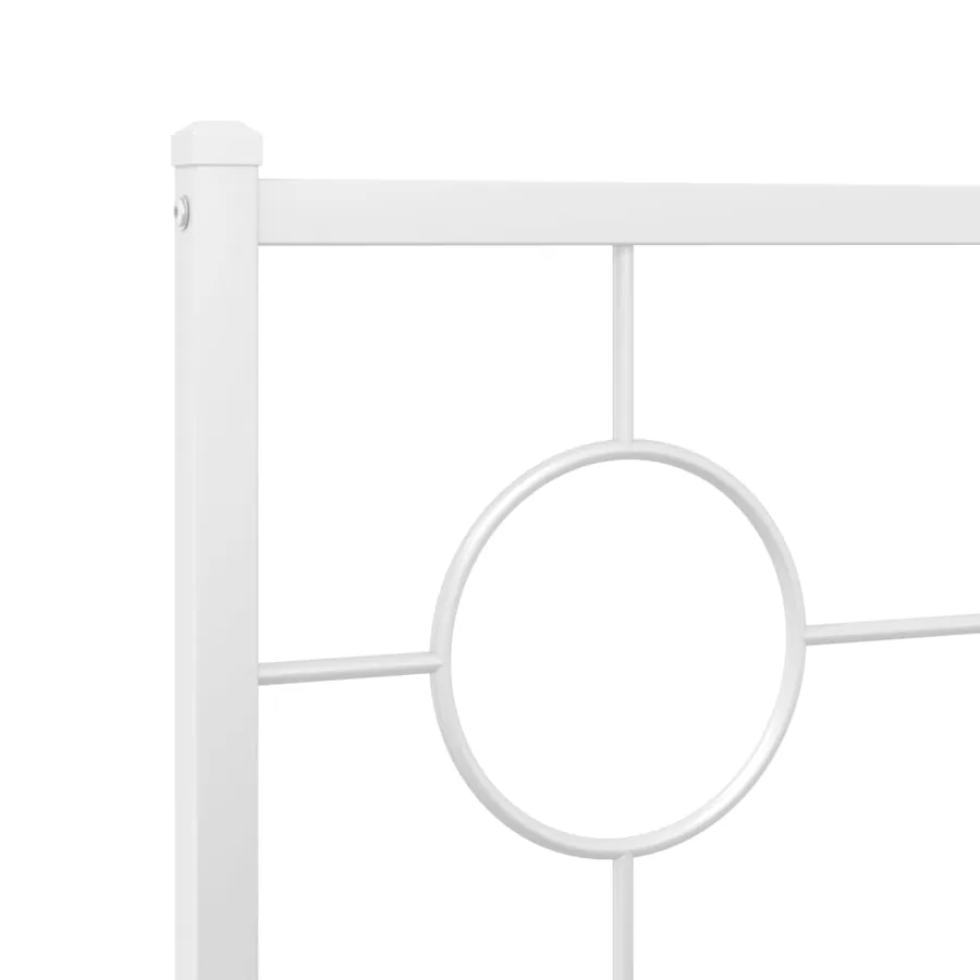 Tête de lit de remplacement métal blanc 75 cm - 6