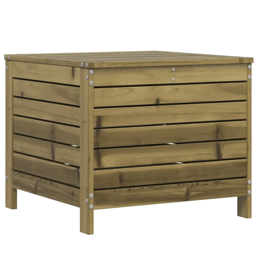Salon de jardin 7 pcs bois de pin imprégné - 8