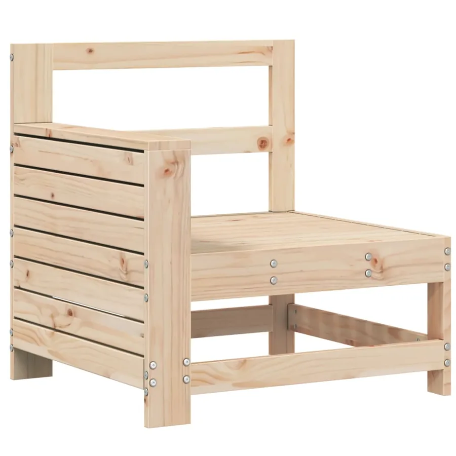 Salon de jardin 7 pcs bois de pin massif - 5