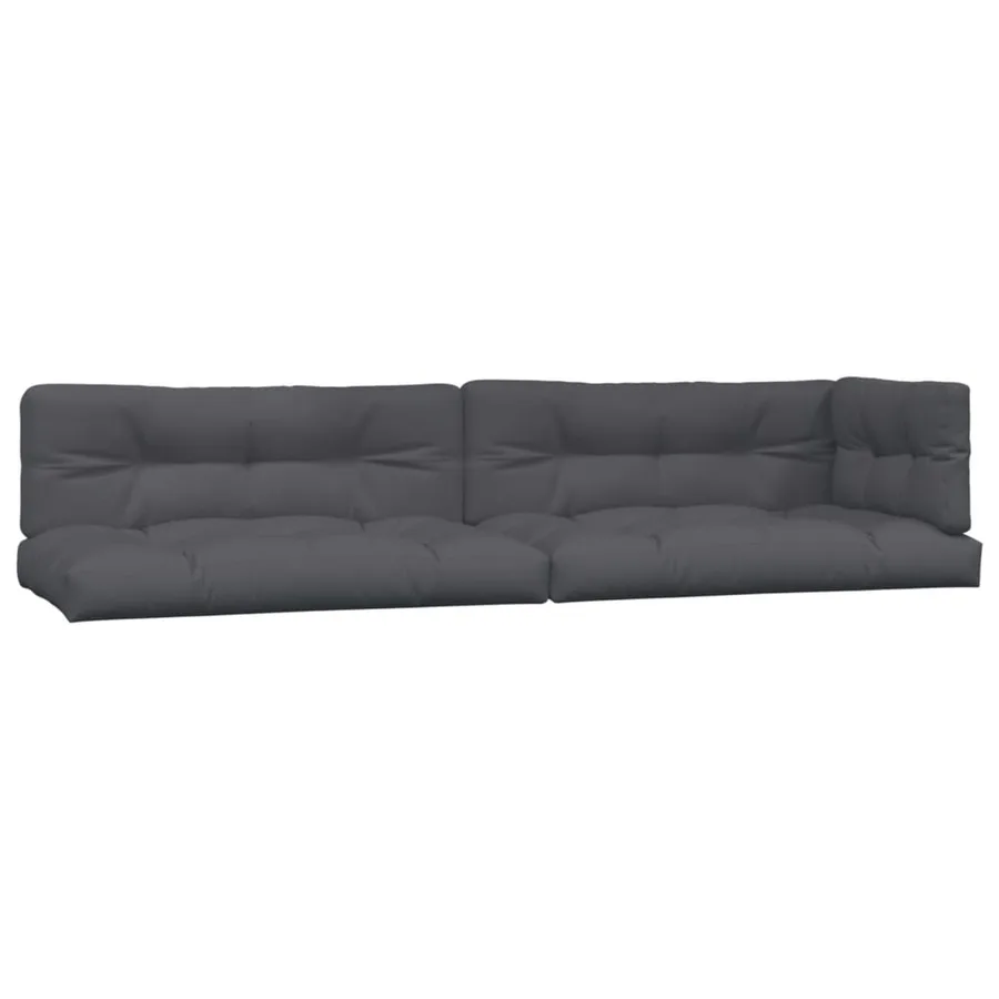 Salon palette de jardin avec coussins 6pcs bois d'acacia massif - 4
