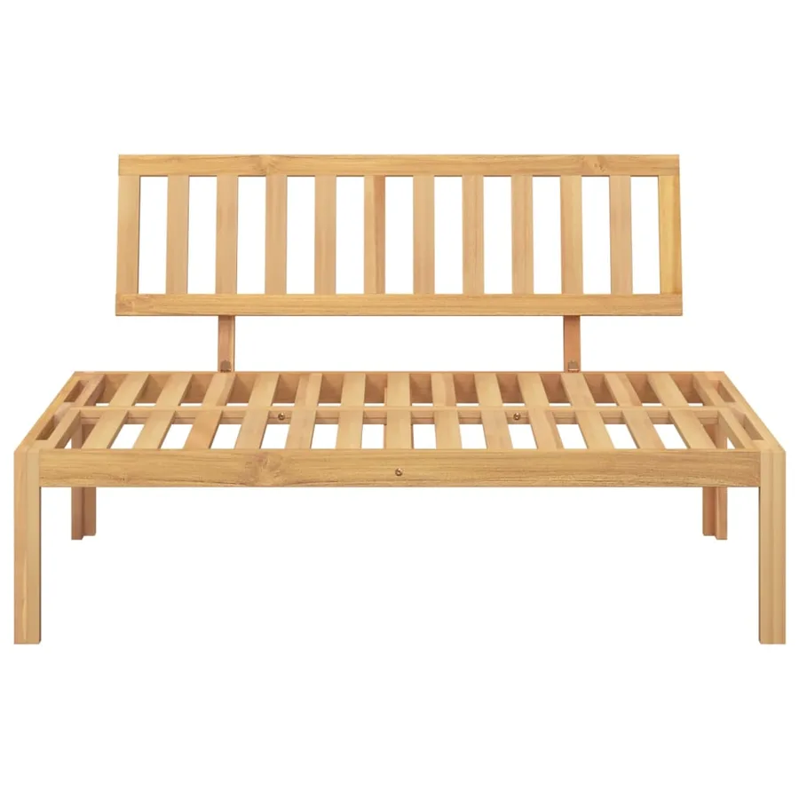 Canapé central palette de jardin bois massif d'acacia - 3