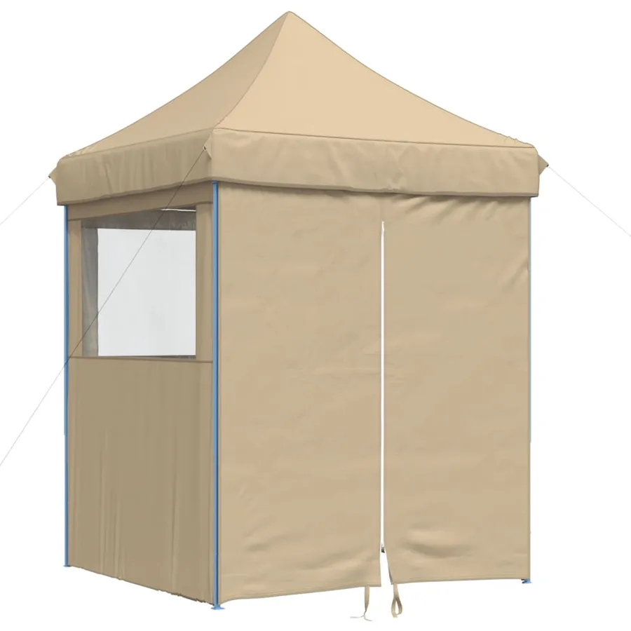Tente de réception pliable escamotable avec 4 parois latérales - 2