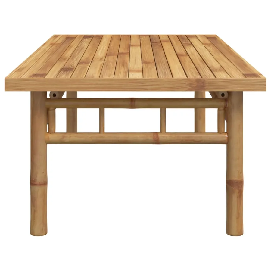 Table basse 110x55x35 cm bambou - 4