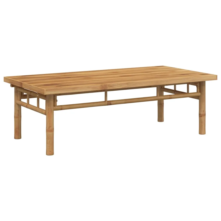 Table basse 110x55x35 cm bambou - 5
