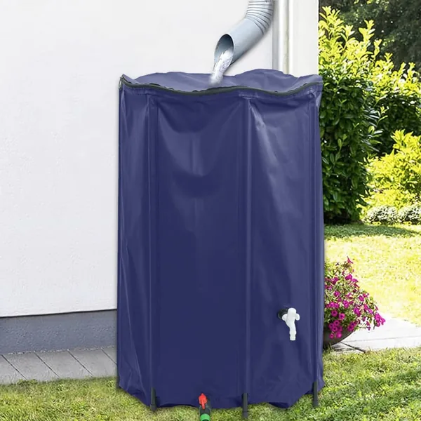 Réservoir d'eau avec robinet pliable 1000 L PVC