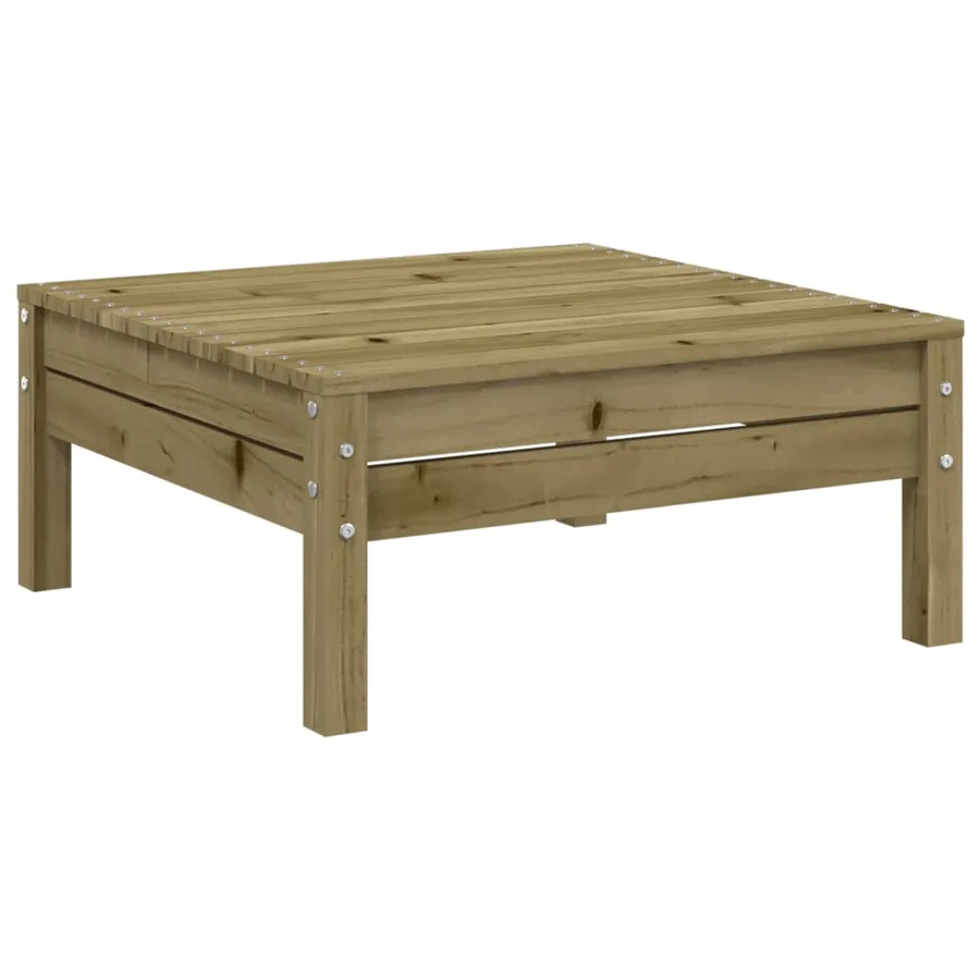 Salon de jardin 8 pcs avec coussins bois de pin imprégné - 6