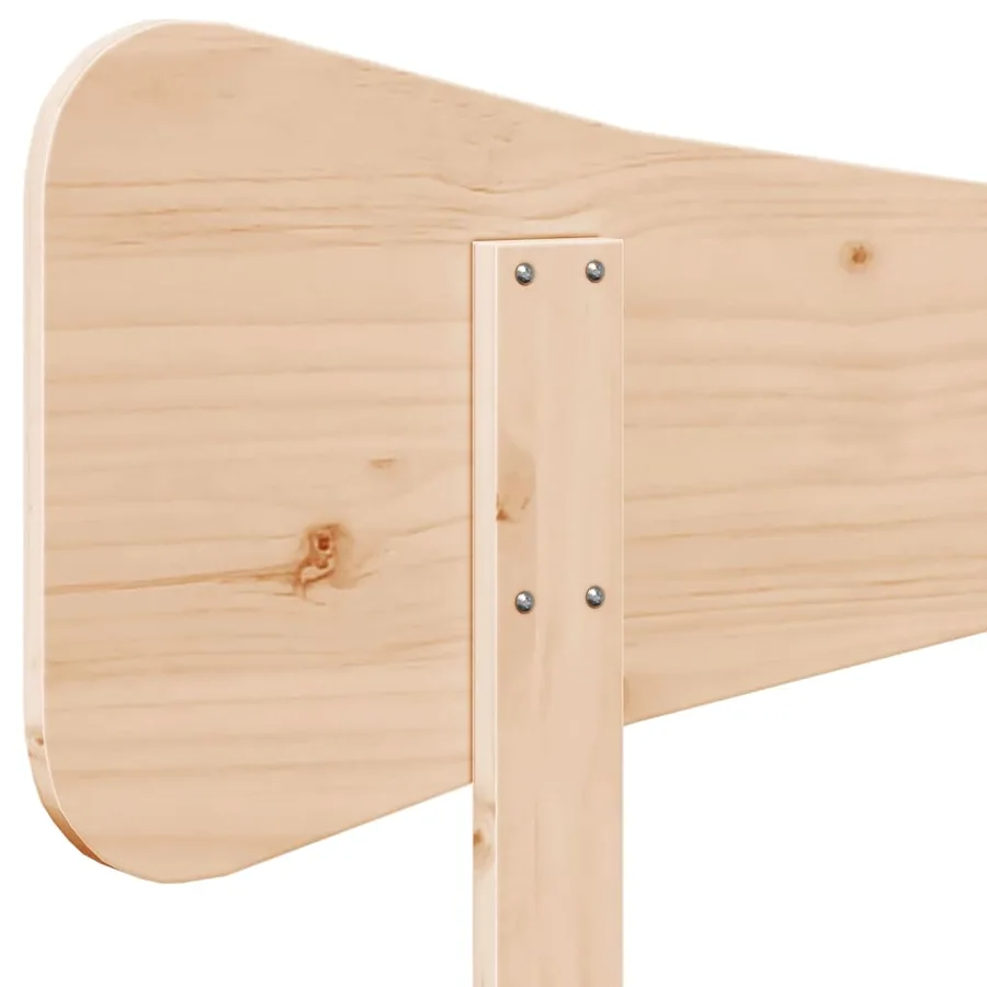 Tête de lit 75 cm bois massif de pin - 7