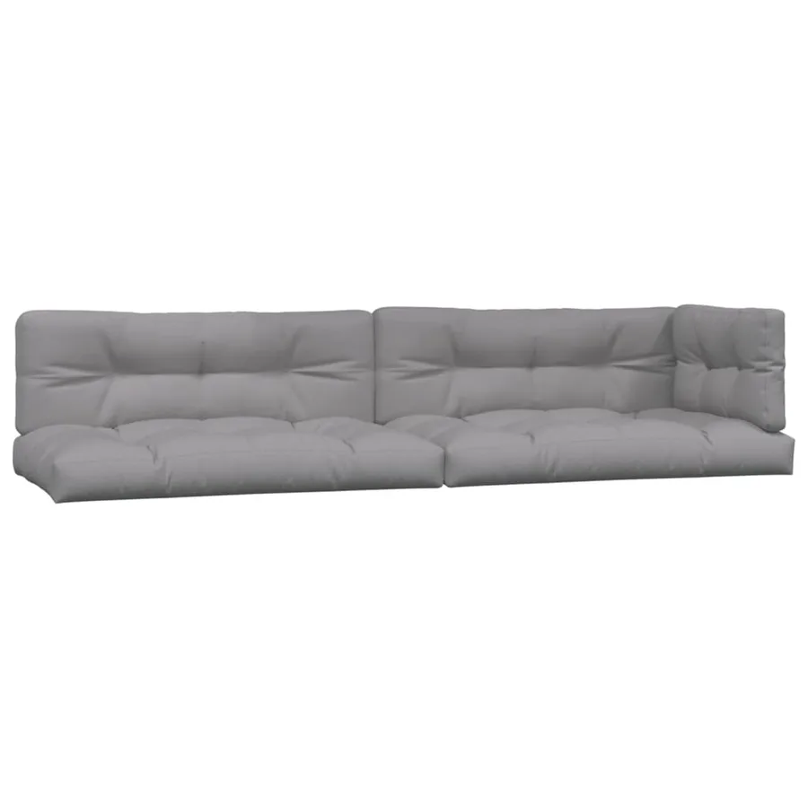 Salon palette de jardin avec coussins 5pcs bois d'acacia massif - 6