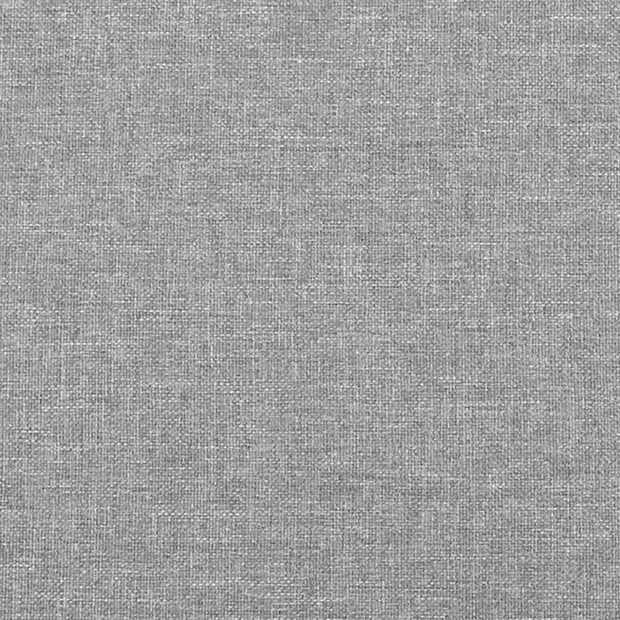 Cadre de lit sans matelas gris clair 120x190 cm tissu - 10