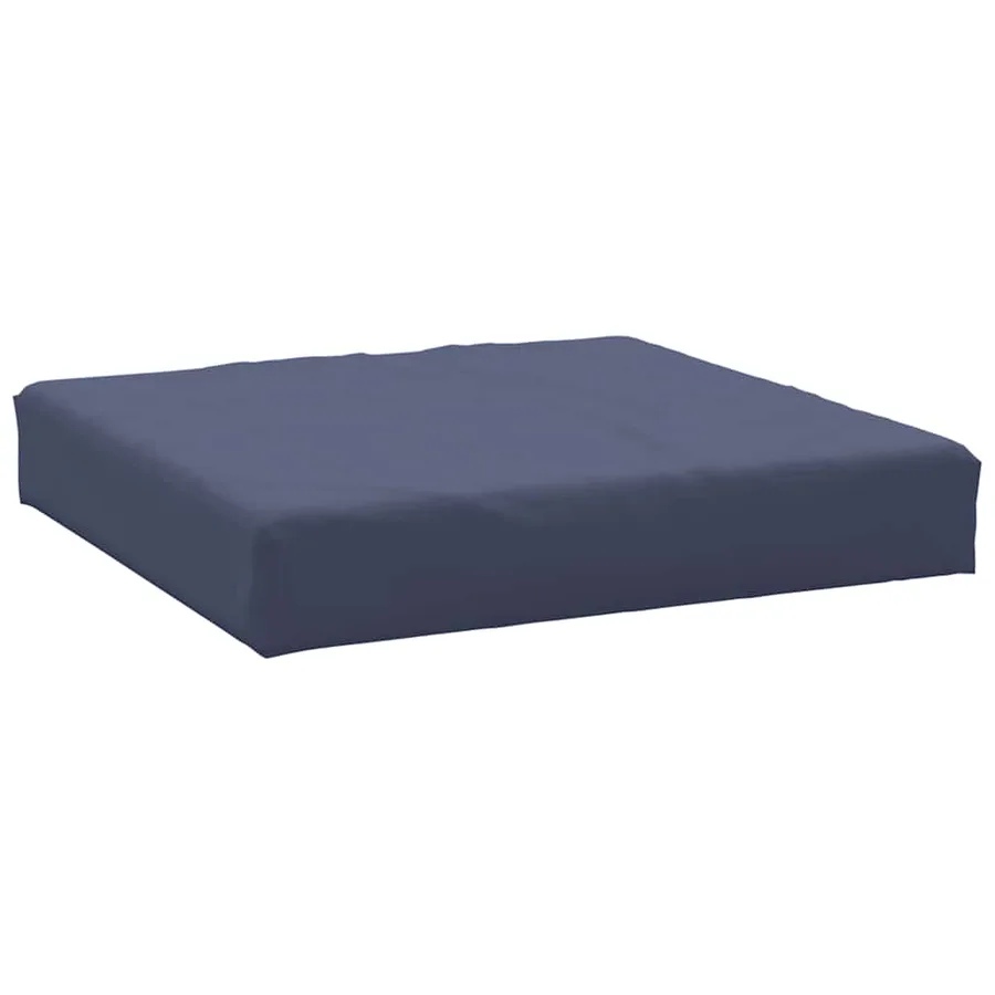 Coussins de palette lot de 2 bleu marine tissu - 6