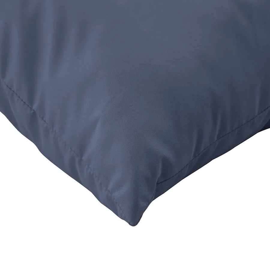 Coussins de palette lot de 2 bleu marine tissu - 7