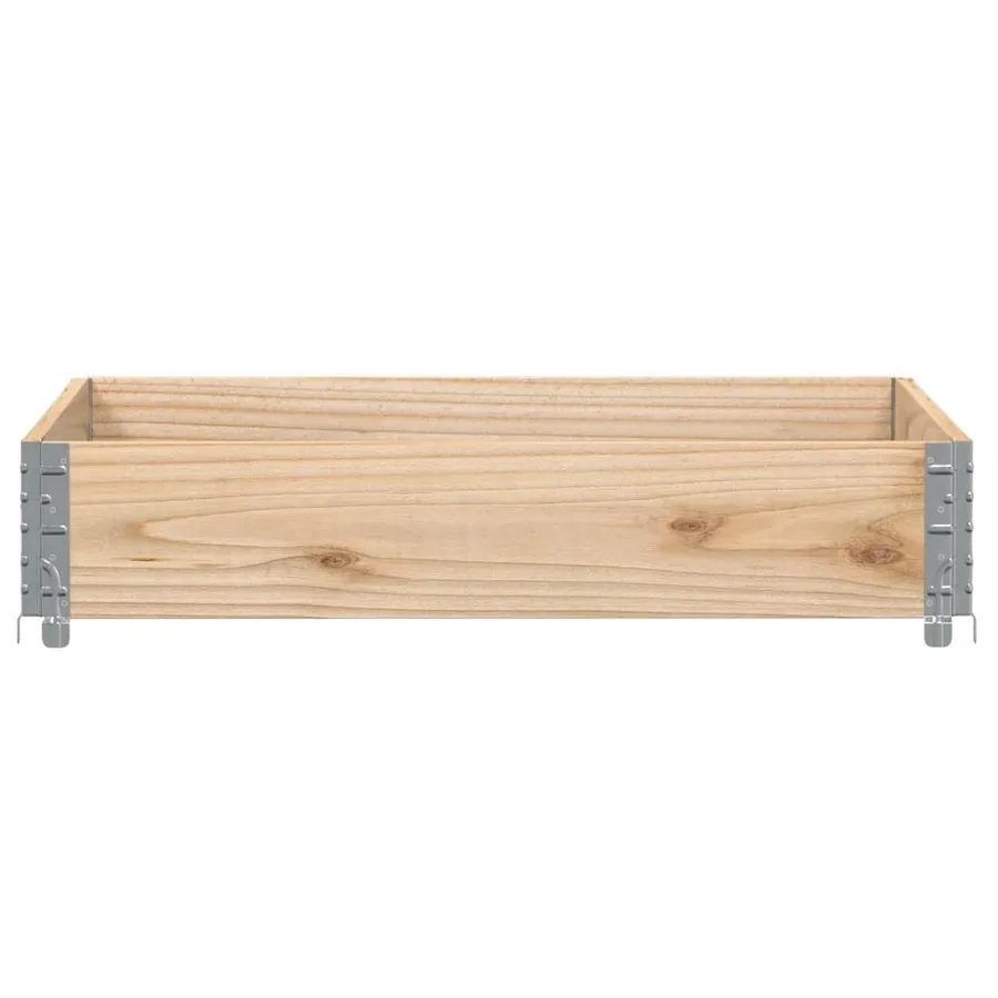 Jardinière 100x100 cm bois de pin massif - 3