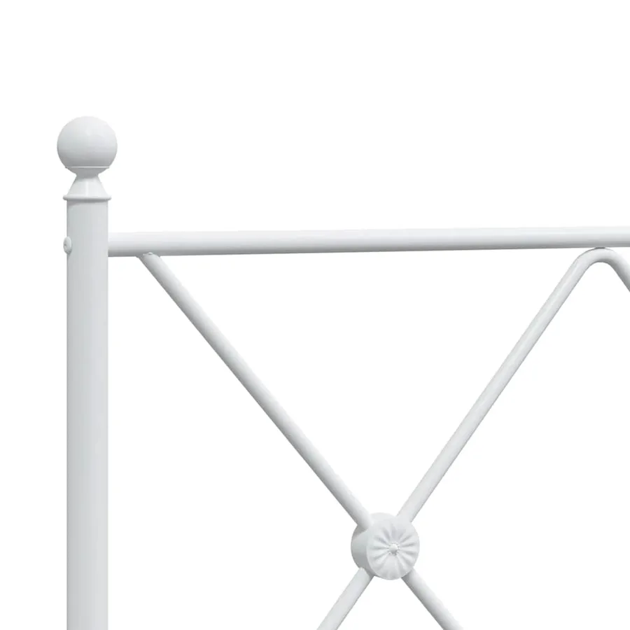 Tête de lit de remplacement métal blanc 75 cm - 5