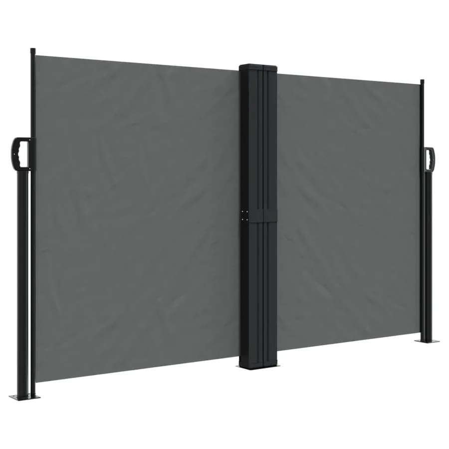 Auvent latéral rétractable anthracite 140x1200 cm - 2