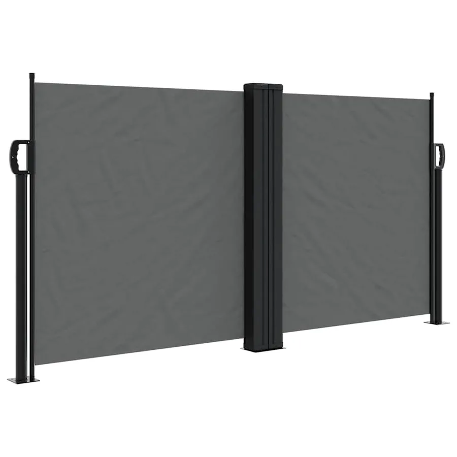 Auvent latéral rétractable anthracite 120x1200 cm - 2