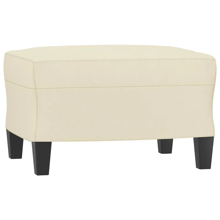 Ensemble de canapés 3 pcs crème similicuir - 5