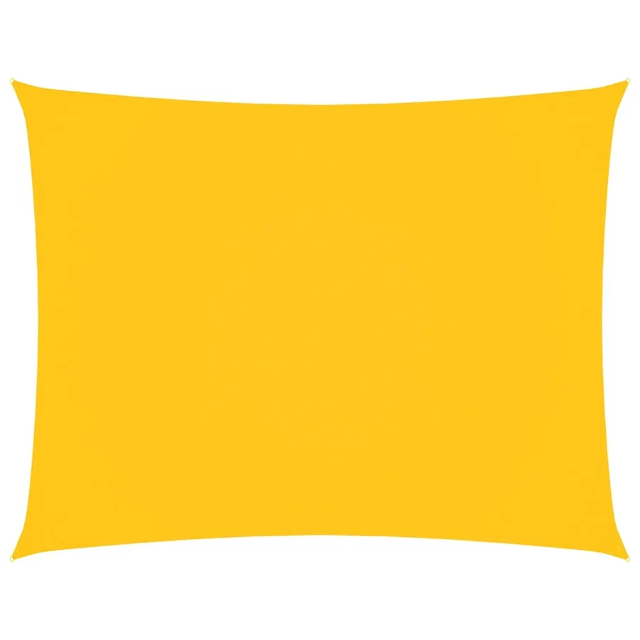 Voile de parasol tissu oxford rectangulaire 2x3 m jaune - 2