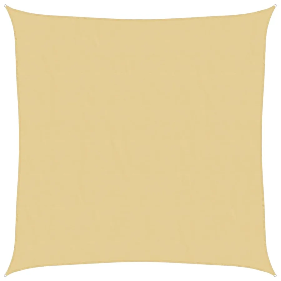 Voile d'ombrage sable 3x3 m 100 % polyester oxford - 2