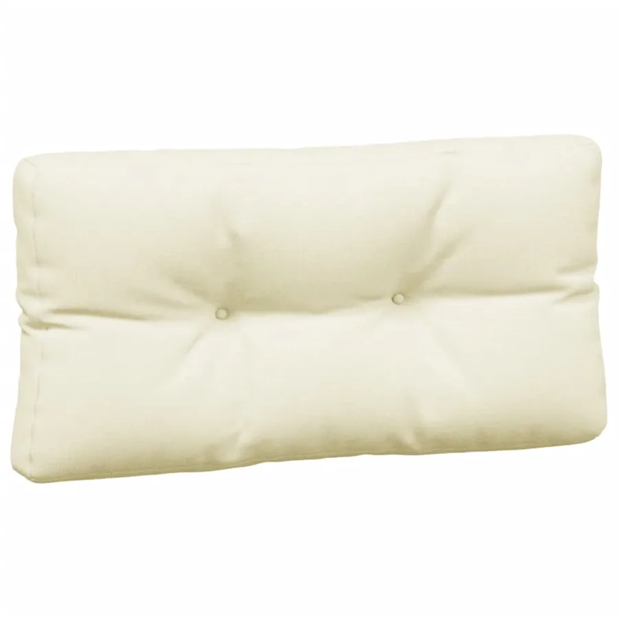 Coussins de palette lot de 5 crème tissu - 5
