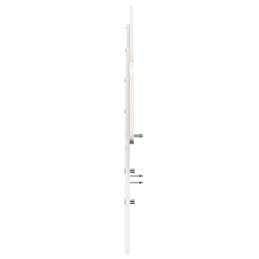 Tête de lit blanc 200 cm bois massif de pin - 5