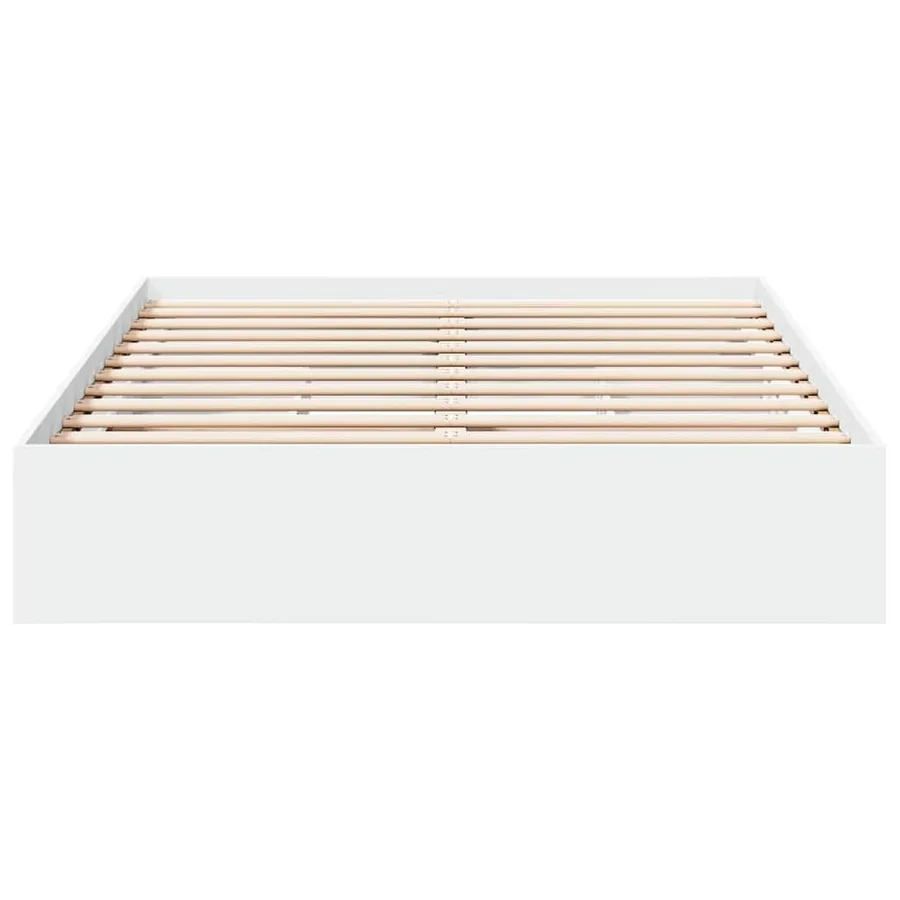 Cadre de lit avec tiroirs sans matelas blanc 120x200 cm - 4