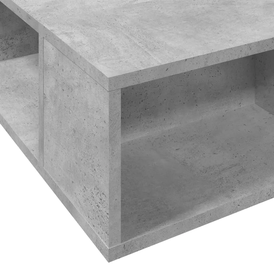 Cadre de lit sans matelas gris béton 90x200 cm - 7