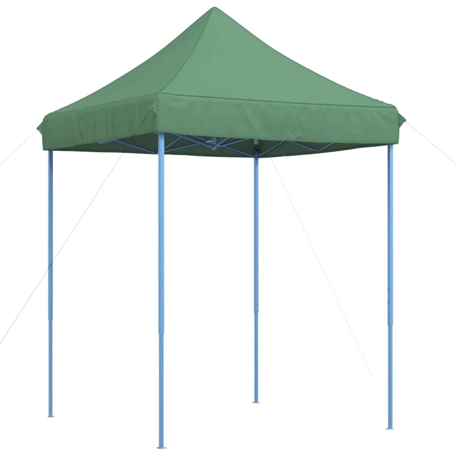 Tente de réception pliable escamotable vert 200x200x306 cm - 2