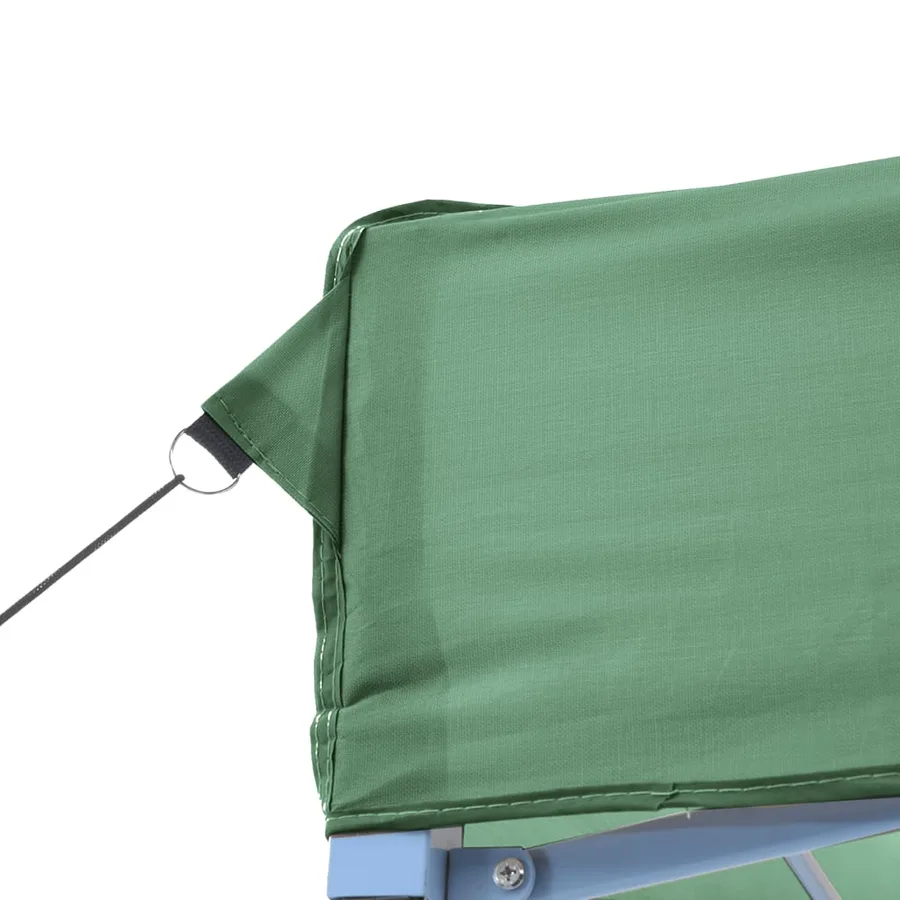 Tente de réception pliable escamotable vert 200x200x306 cm - 7