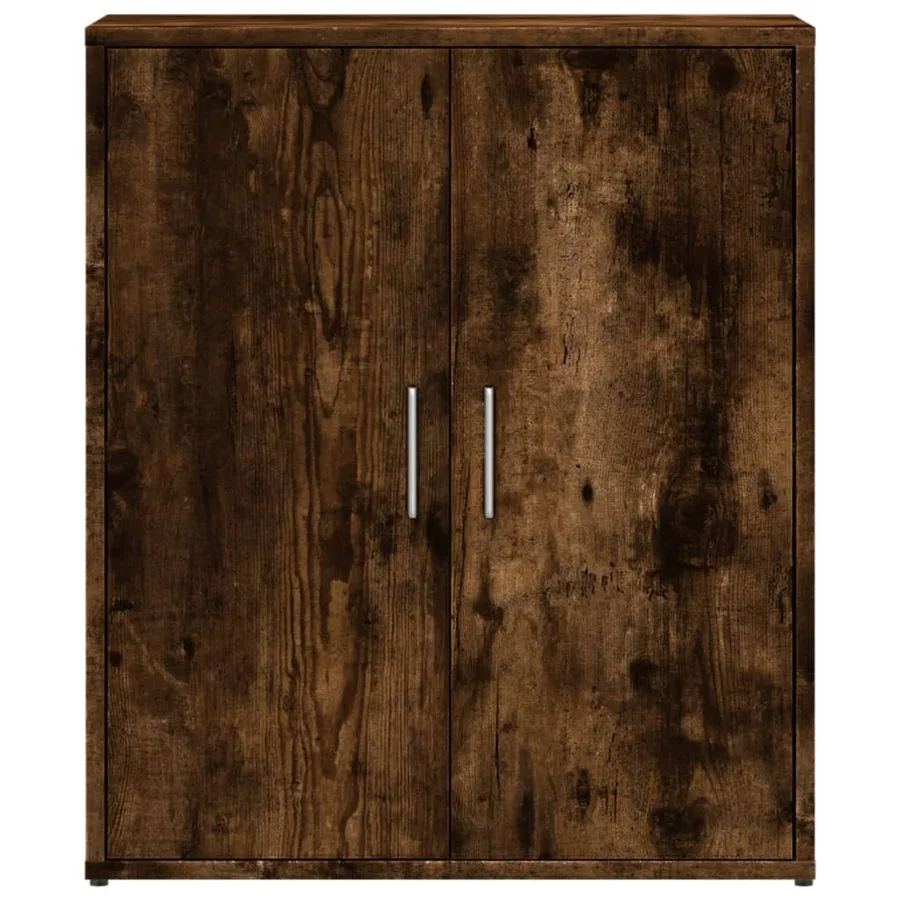 Buffet chêne fumé 60x31x70 cm bois d'ingénierie - 5