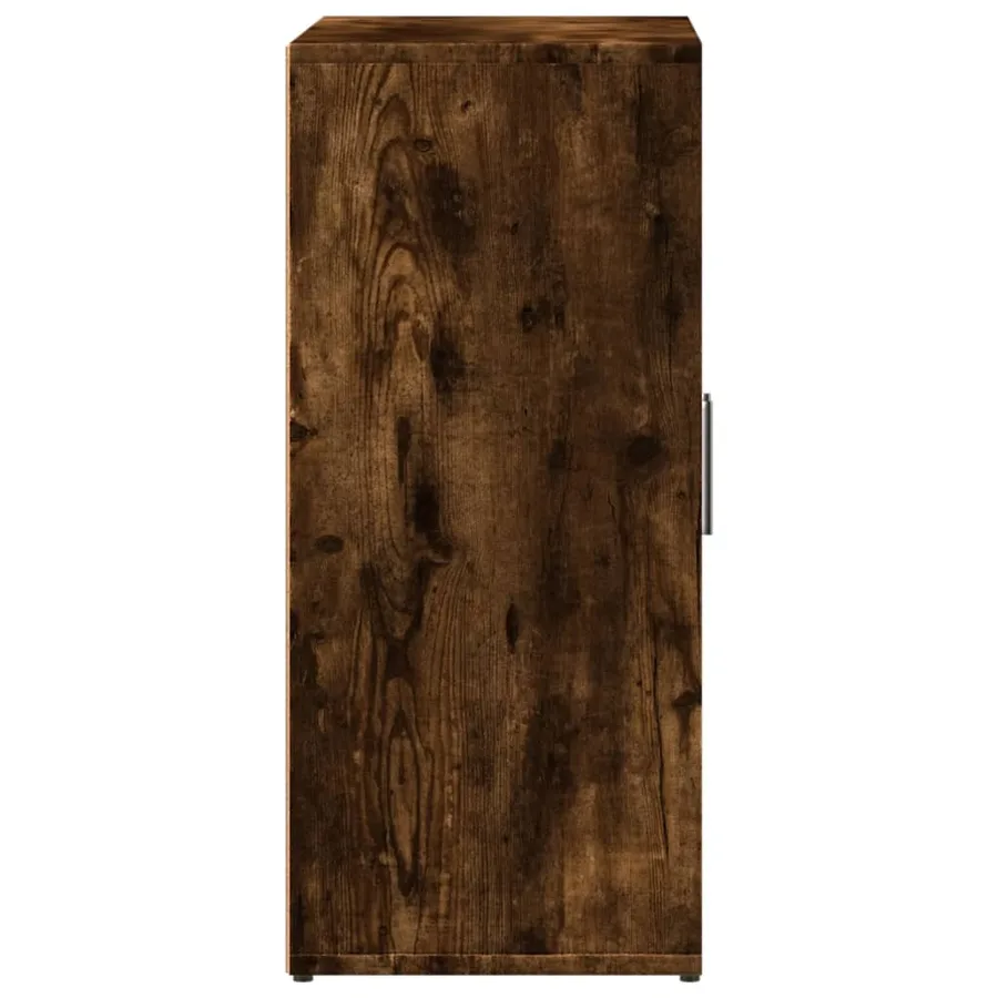 Buffet chêne fumé 60x31x70 cm bois d'ingénierie - 6