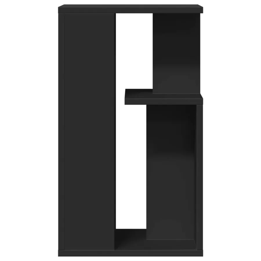Table d'appoint noir 35x35x60 cm bois d'ingénierie - 5