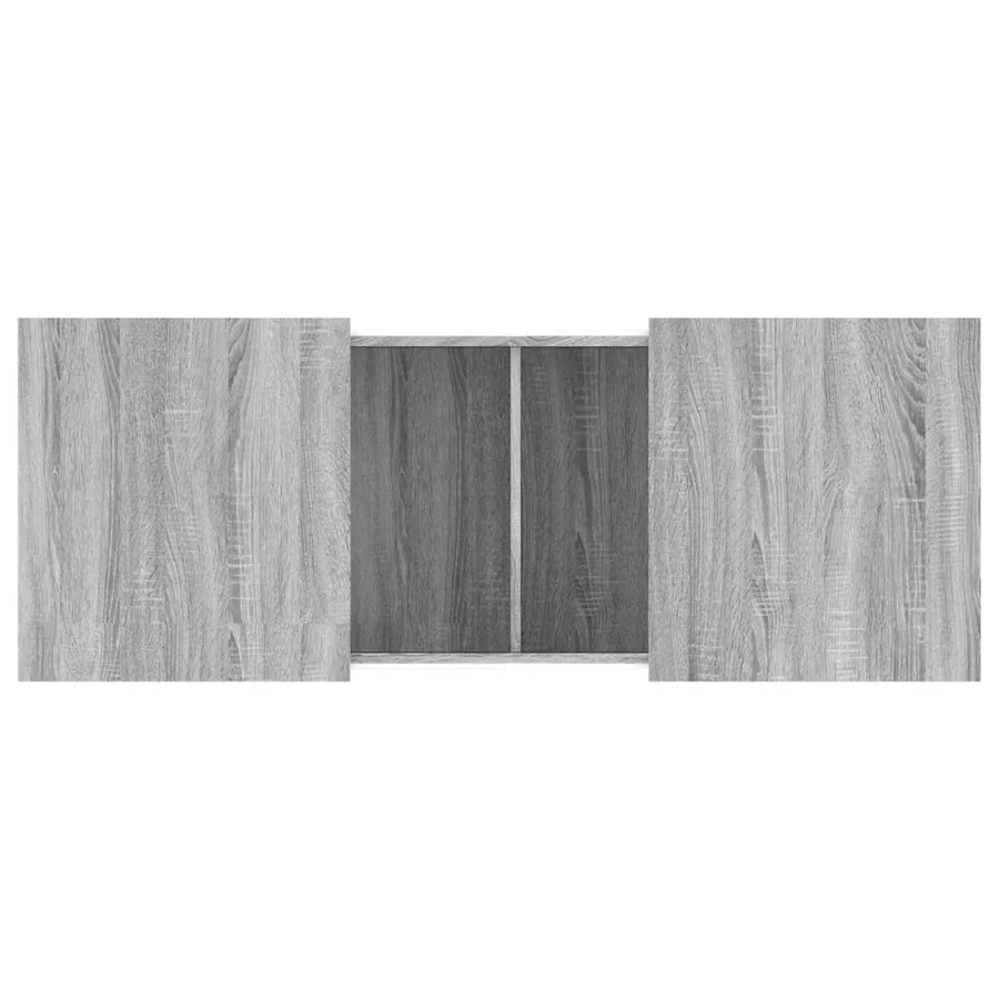 Table basse sonoma gris 100x55x40 cm bois d'ingénierie - 8