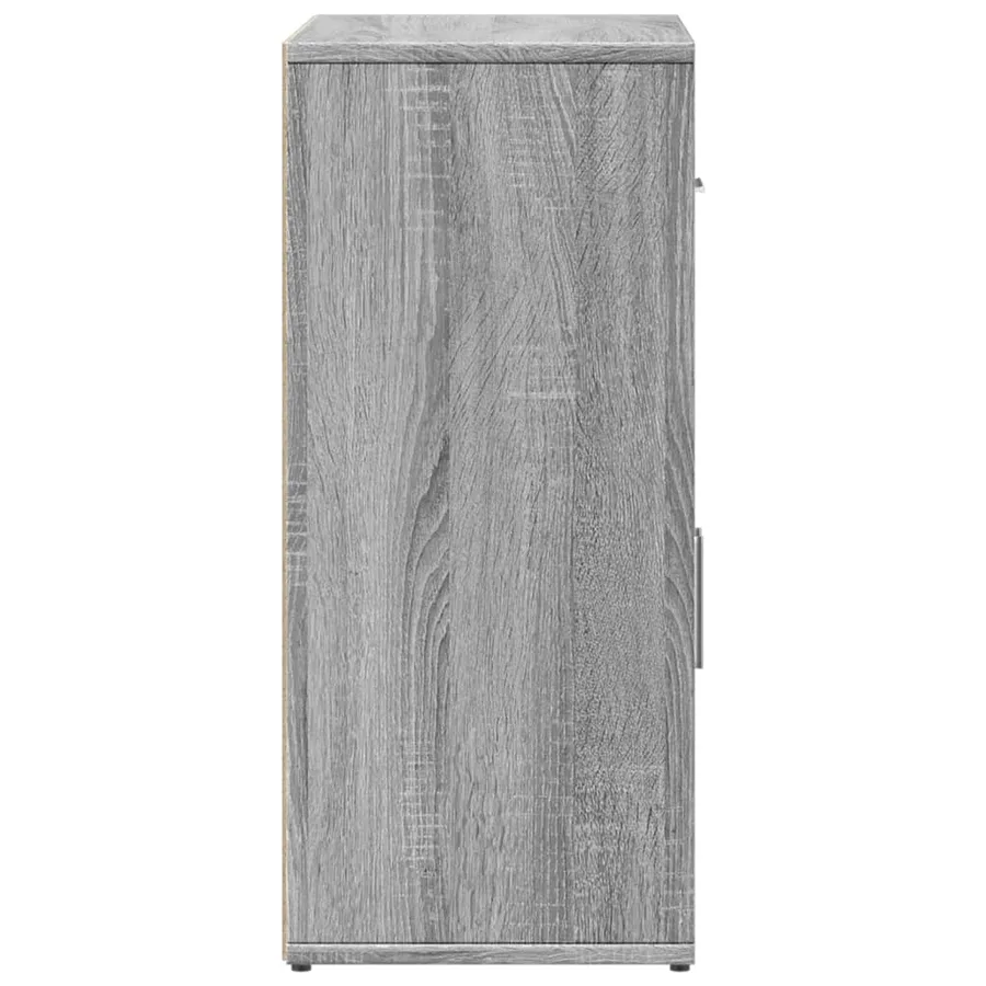 Buffets 2 pcs sonoma gris 60x31x70 cm bois d'ingénierie - 6