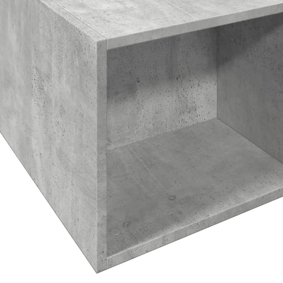 Cadre de lit sans matelas gris béton 120x190 cm - 7