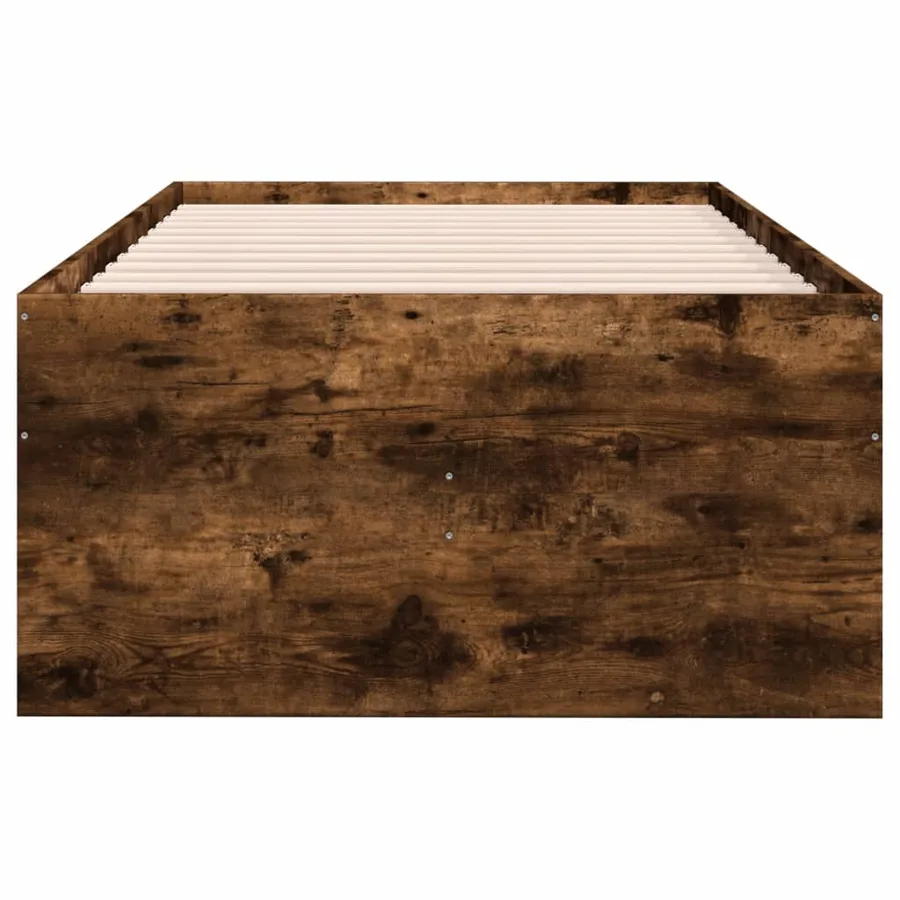 Lit de jour avec tiroirs sans matelas chêne fumé 100x200 cm - 5
