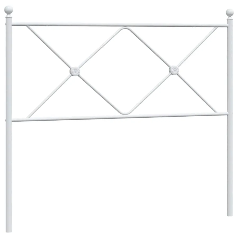 Tête de lit de remplacement métal blanc 100 cm - 2