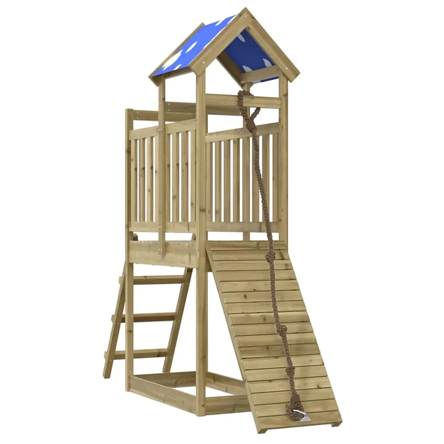 Aire de jeux d'extérieur bois de pin imprégné - 2