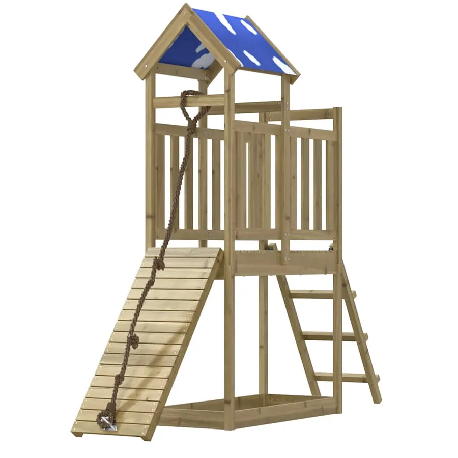 Aire de jeux d'extérieur bois de pin imprégné - 4
