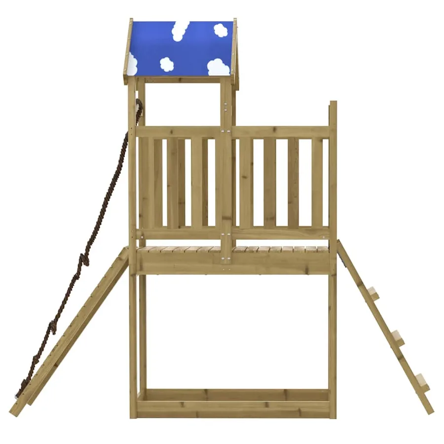 Aire de jeux d'extérieur bois de pin imprégné - 5