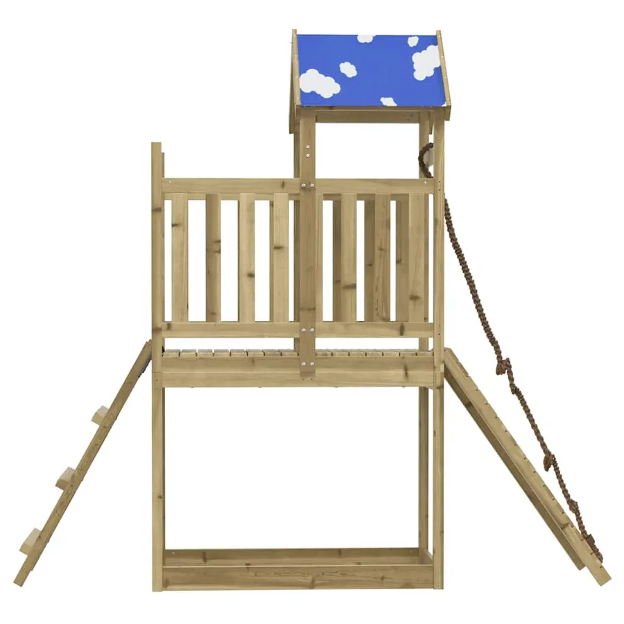 Aire de jeux d'extérieur bois de pin imprégné - 6