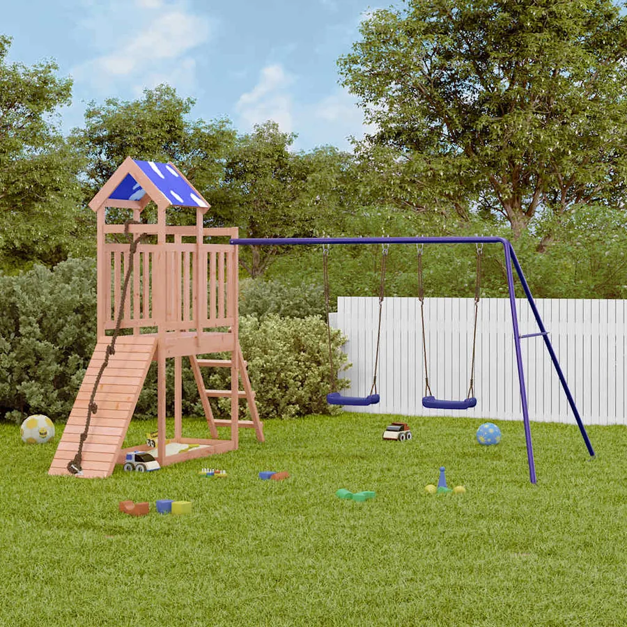 Aire de jeux d'extérieur bois massif de douglas