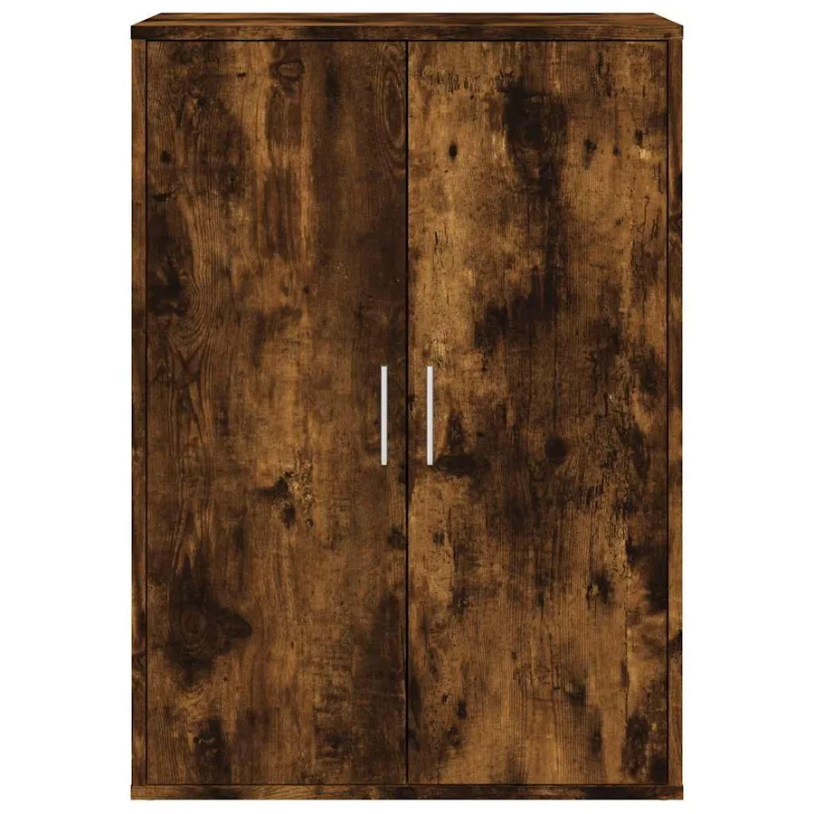 Buffet chêne fumé 60x31x84 cm bois d'ingénierie - 5