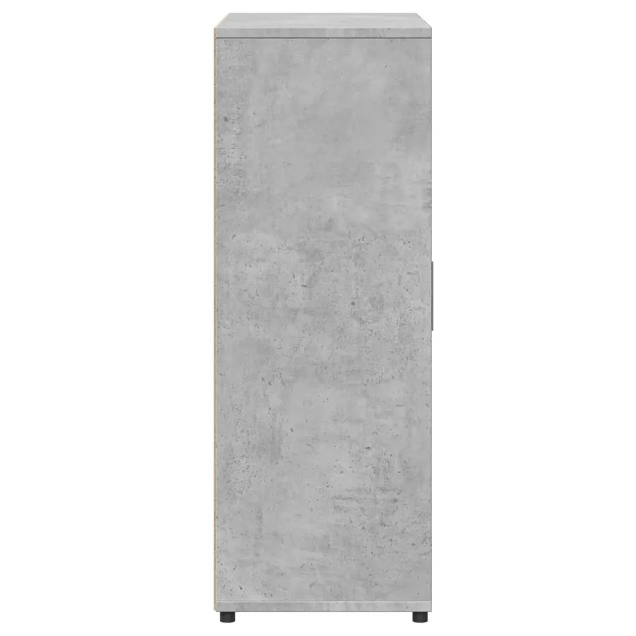 Buffets 2 pcs gris béton 60x31x84 cm bois d'ingénierie - 7
