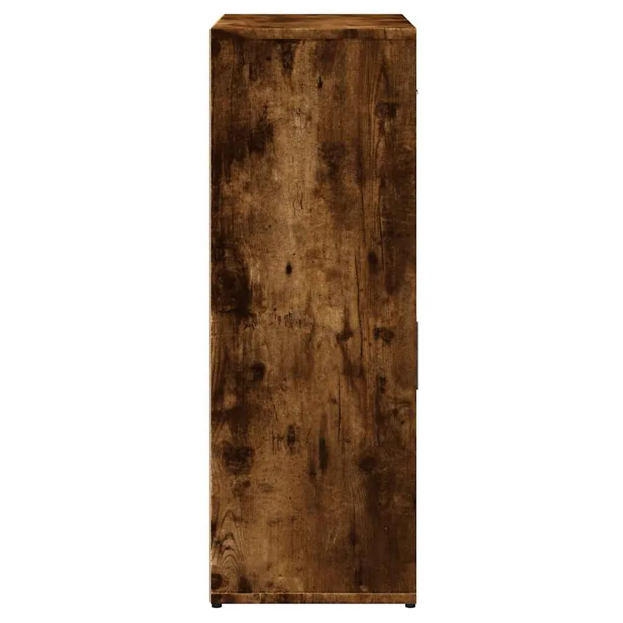Buffet chêne fumé 60x30x84 cm bois d'ingénierie - 6