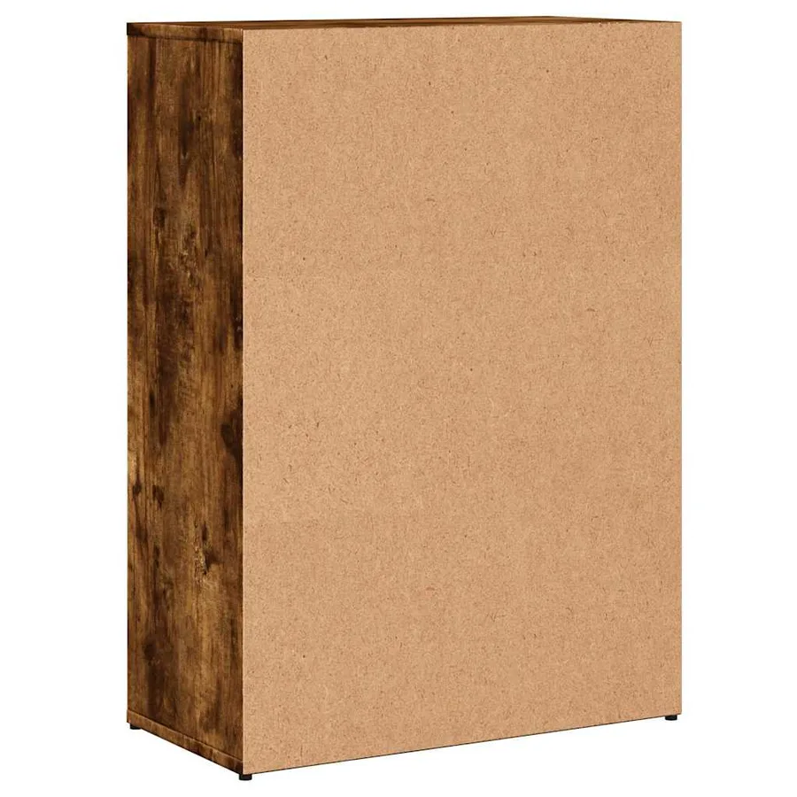 Buffet chêne fumé 60x30x84 cm bois d'ingénierie - 7