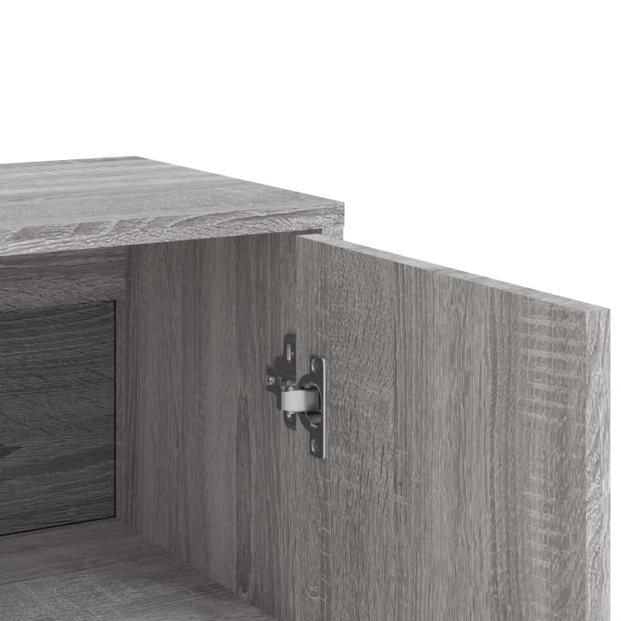 Buffets 3 pcs sonoma gris 60x31x84 cm bois d'ingénierie - 7